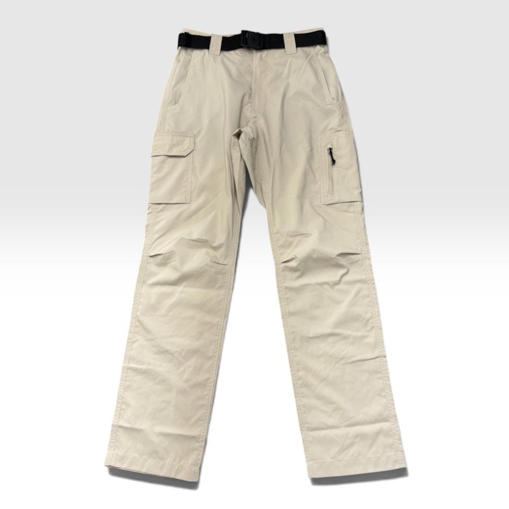 Columbia Men's Cargo Pants with Belt Size 28W 30L Hiking Outdoors Fishing